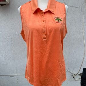 adidas Orange Sleeveless Tank Top